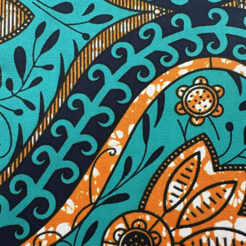 Tela de cera real de alta calidad, 2021 algodón, tela Ankara de estilo africano, Nigeria, Ghana, 6 yardas, 100%