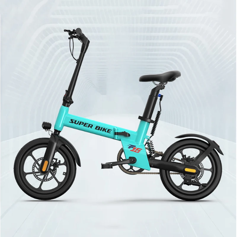 

Aluminum alloy electric bike 16-inch adult daily commuting electric bicycle transportation mini foldable ultra-light 36V350W