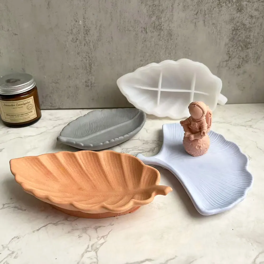 DIY Leaf Storage Tray, Silicone Mold, Leaf Storage Box, Crystal Resin Mold, Gypsum Plate