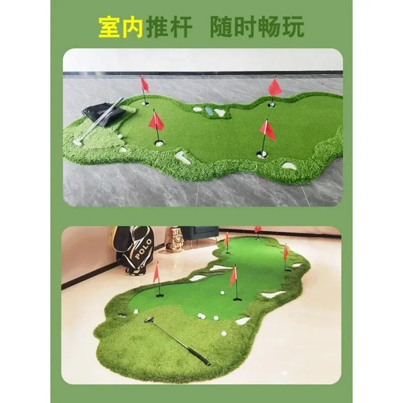 Hot SalesGolf Green Putter Practitioner Indoor And Outdoor Golf Driving Range Putter Practice Blanket