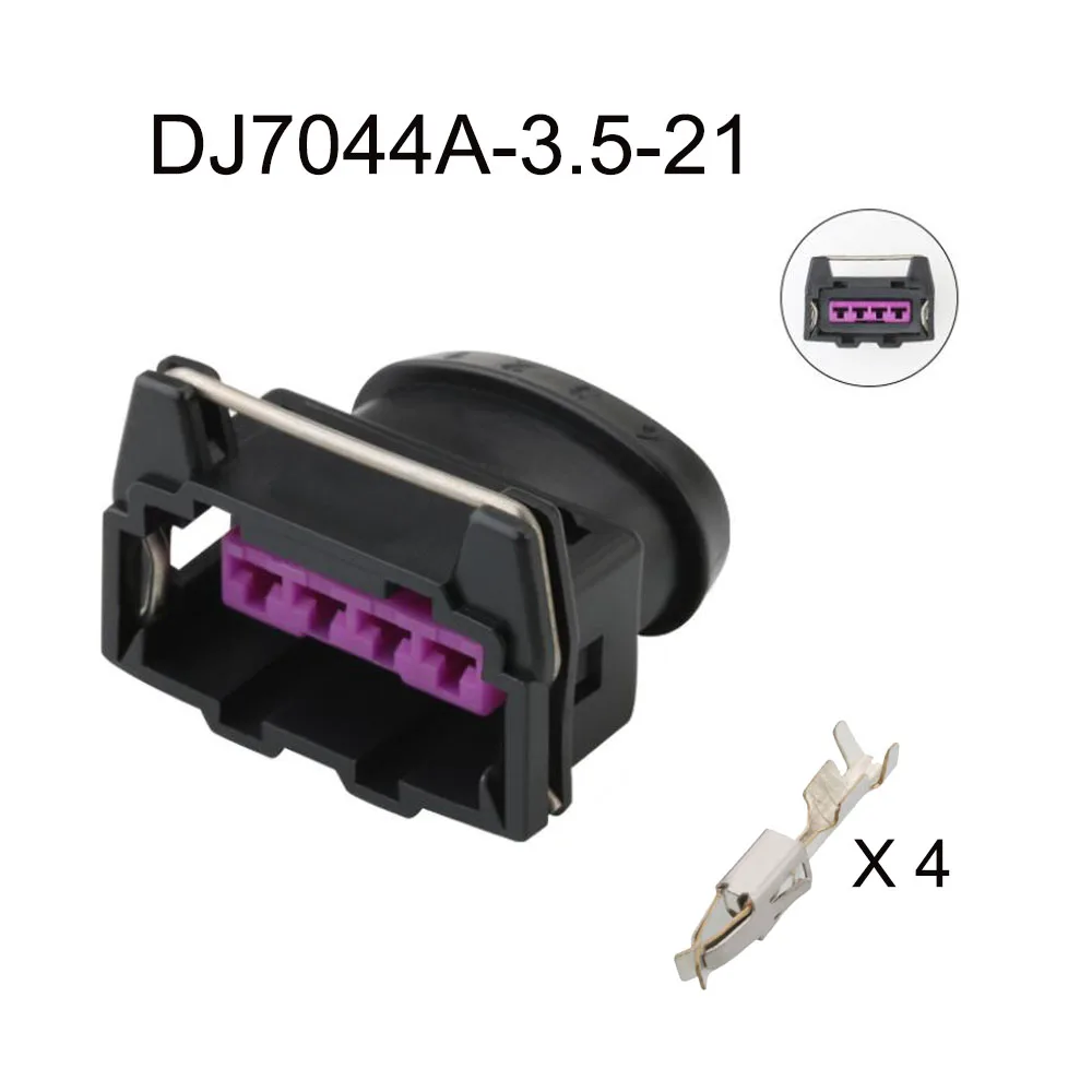 Imagem -06 - Conector Impermeável Automático Plugue Automotivo Soquete Masculino da Família Inclui o Selo Terminal Pin 7282704140 7283-7041-40 100set