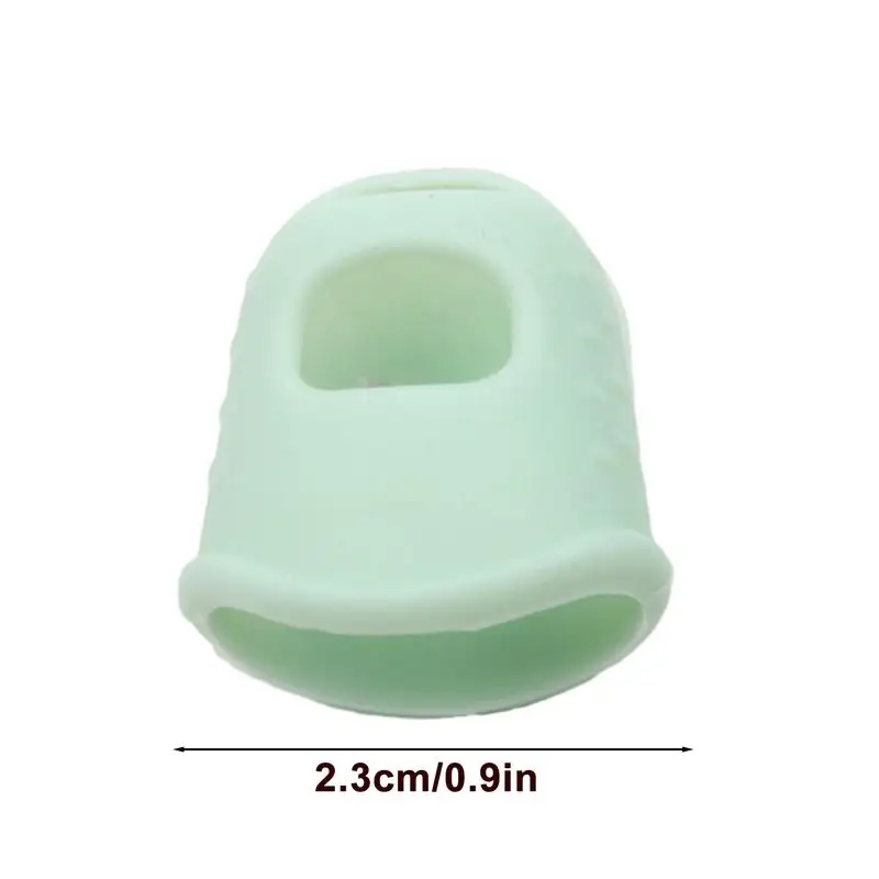 Protège-doigts en silicone JEFinger pour Kalimba, couvre-doigts respirants, broderie de couture MandCristulele