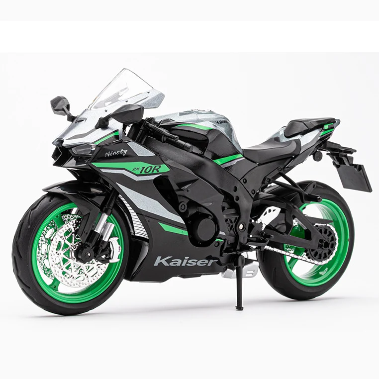 1/12 Scale Kawasaki ZX-10R Motorcycle Diecast Alloy Motorcycle Collectable Toy Gifts for Children