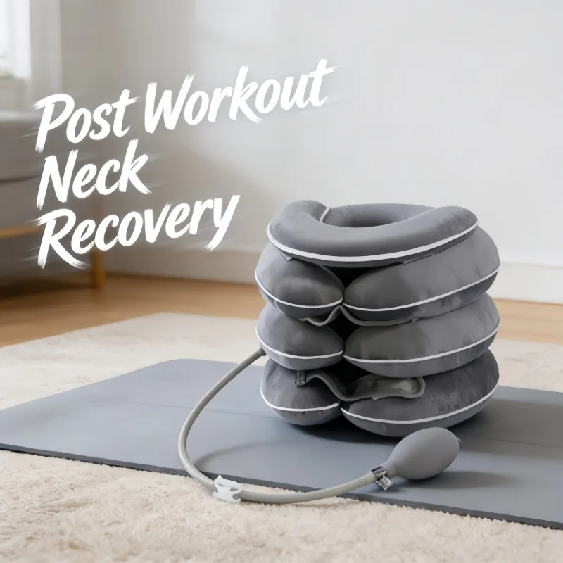 

Inflatable Neck Tractor Relaxation Pillow Travel Soft Cervical Vertebra Traction Neck Relief Posture Correction Stretching Brace