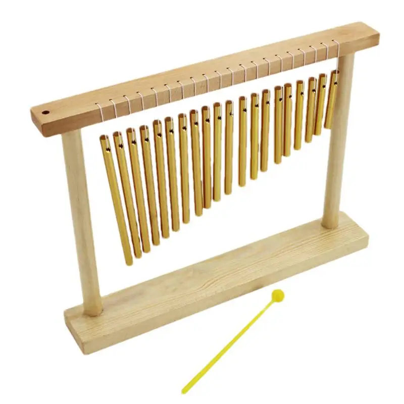 Bar Chimes Single Row Bar Chimes Musical Percussion Instrument With Mallet Wind Chimes Music Percussion Instrument For Kids