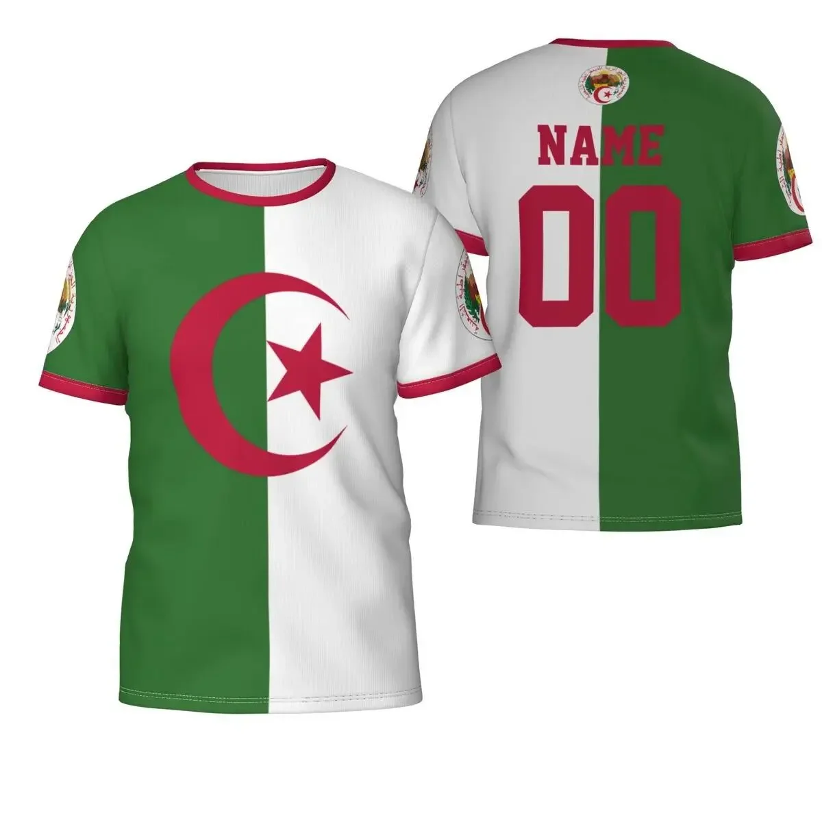 Algeria Country Flag T-shirts Clothes T Shirt Men Women Tees Tops For Soccer Football Fans Gift Size 6XL