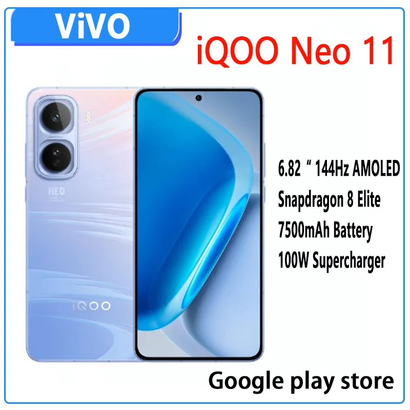 VIVO IQOO Neo 11 5G Smart Phone 6.82inch 144Hz AMOLED Screen