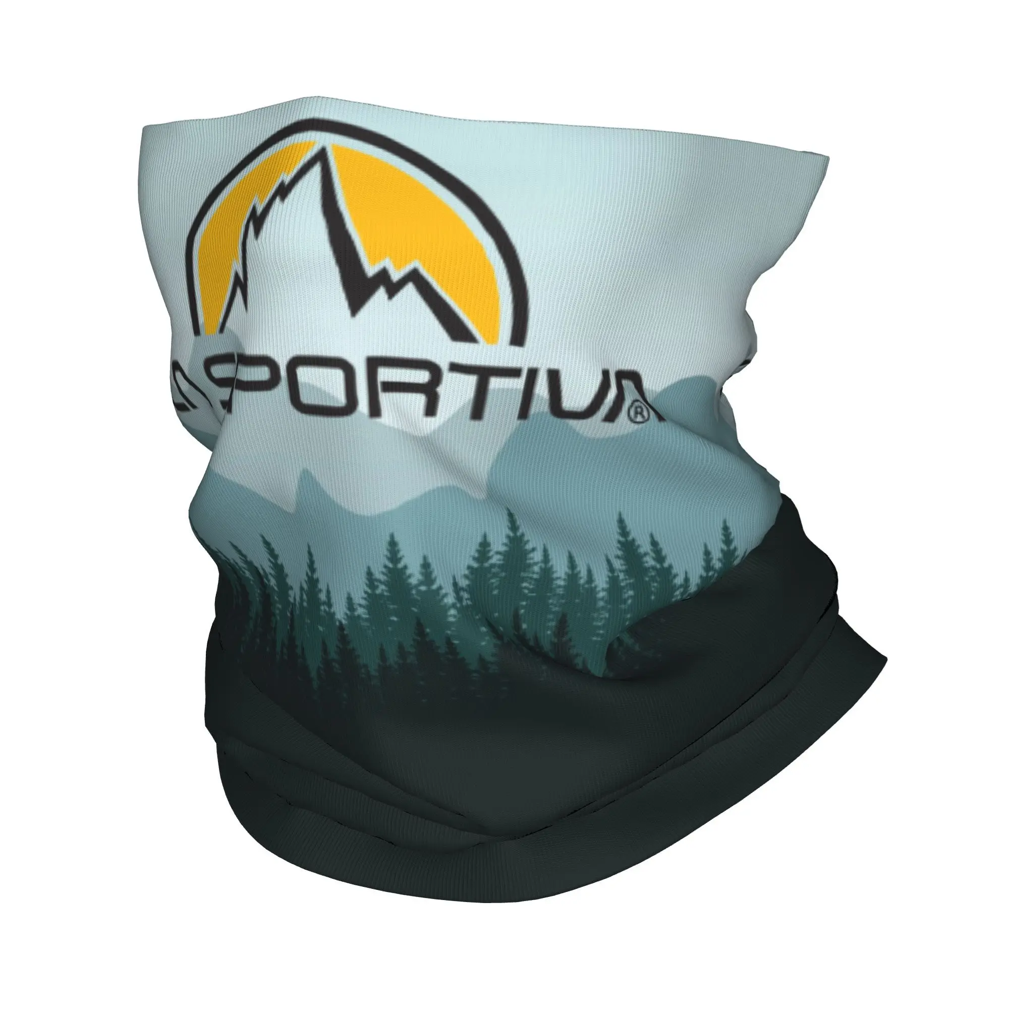 Custom La Sportiva Logo Winter Headband Neck Warmer Men Women Hiking Hunting Tube Scarf Face Bandana Gaiter