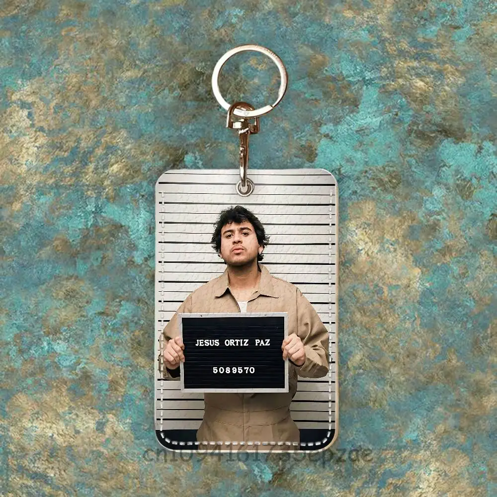 Jesus Ortiz Paz Custom Access Card Case Leather Card Holder Keychain Key Ring Transportation Card Case Gifts