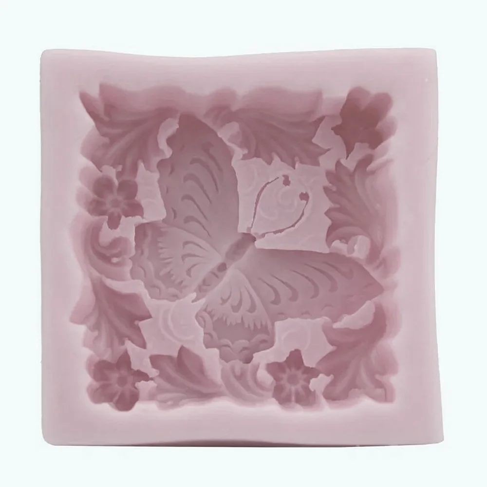 Butterfly Silicone Soap Mold for Fondant Icing Cake Chocolate Baking Molds Insect Art Polymer Resin Candle Making Tools