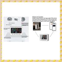 A45U Tuya Wifi Co2 Sensor 6 In 1 Smart Air Quality Sensor Temperature Humidity Detector Color Screen Display