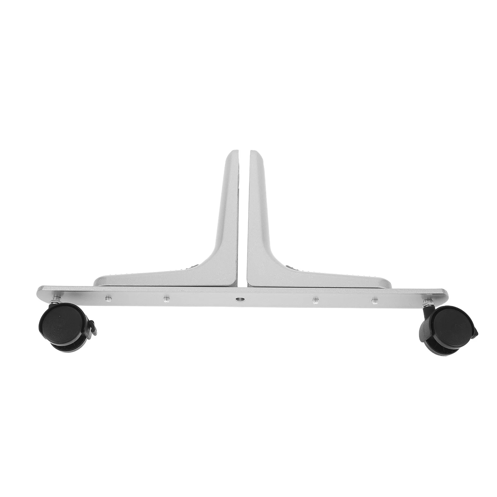 

Mobile Room Divider Stand Base Silver Freestanding Folding Partition Support With Wheels For Office Home Garden Privacy