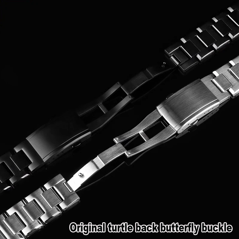 Для Casio Small Gundam GM-110 ремешок для часов G-SHOCK модифицированный GM110 16 мм браслет мужской твердый модный металлический ремешок для часов из нержавеющей стали