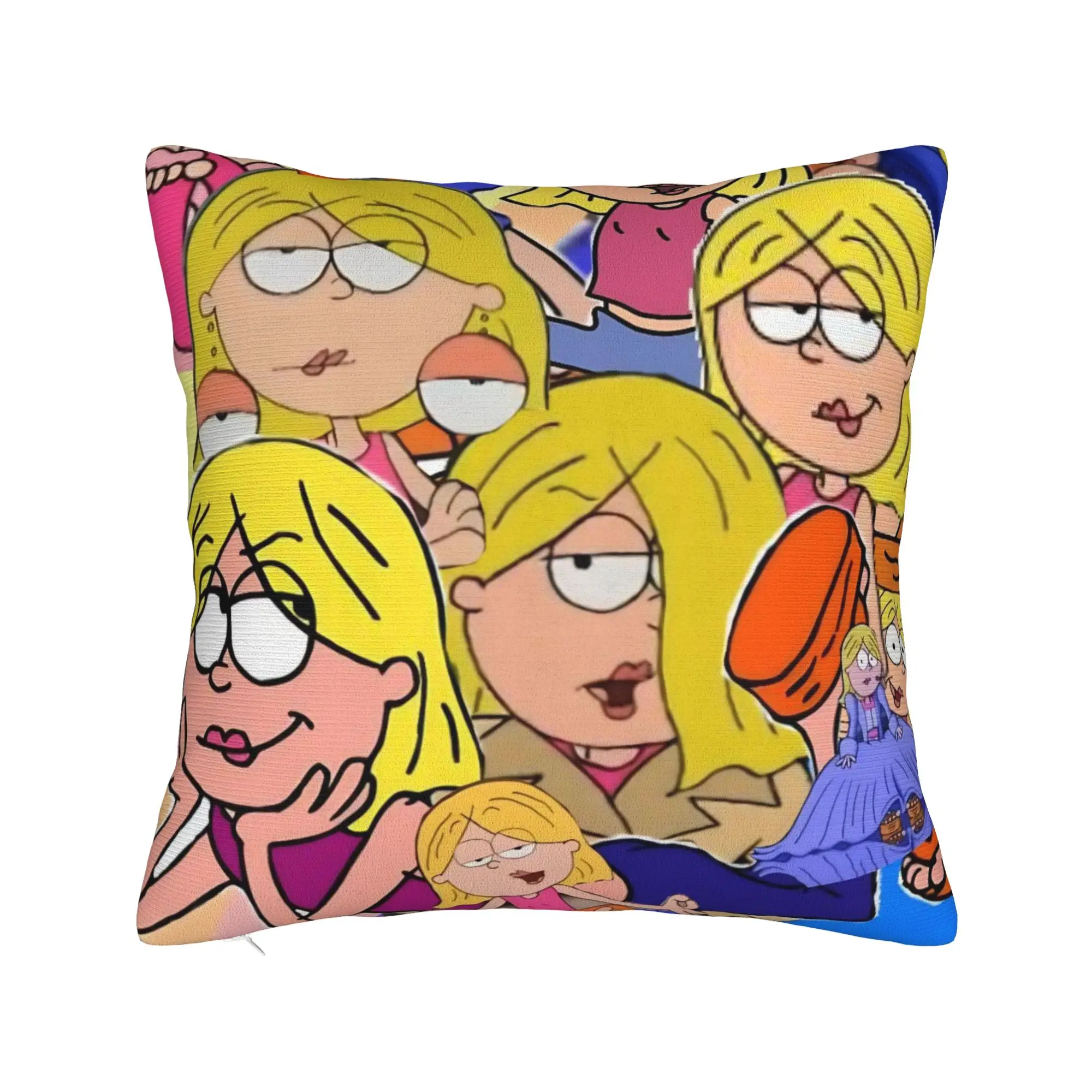 Lizzies Cartoon McGuires Pillowcase Polyester Cushion Cover Decorative  Throw Pillow Case Cover Home Square 45X45cm
