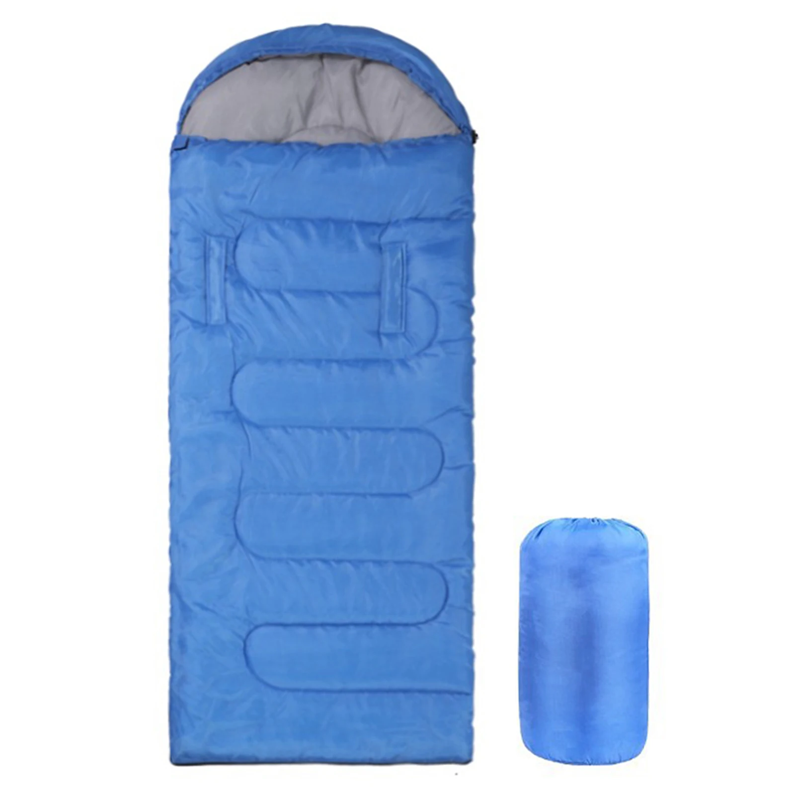 Envelope Sleeping Bag Hooded Sleeping Bag Lightweight Camping Sleeping Bag for Hiking