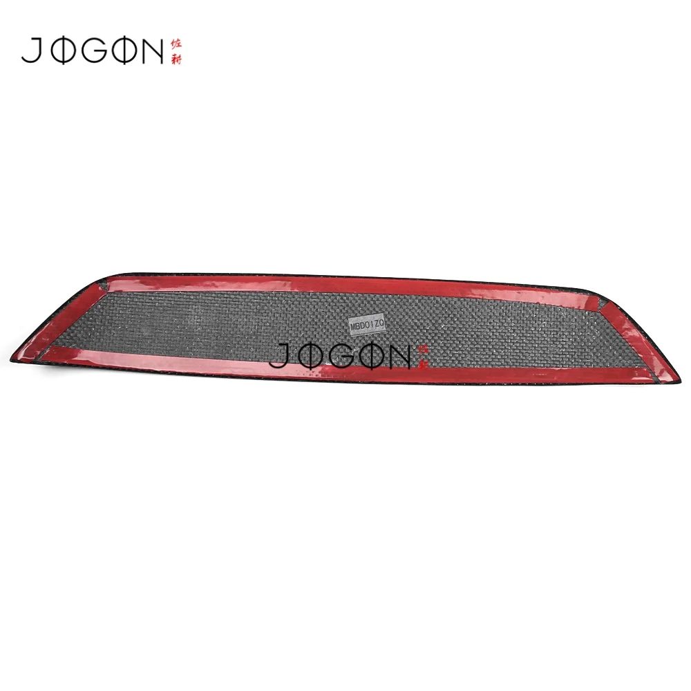 Real DRY Carbon Fiber Car Roof Rear Braking Light Strip Cover Sticker Trim Decoration For Mazda MX-5 MX5 Miata ND 2016-2023