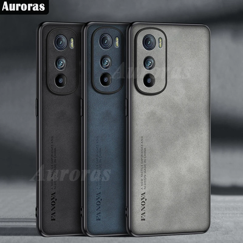 

Auroras For Motorola Edge 30 Cover Business Velour Texture Soft TPU Shell For Moto Edge 40 Neo Anti-slip Phone Case