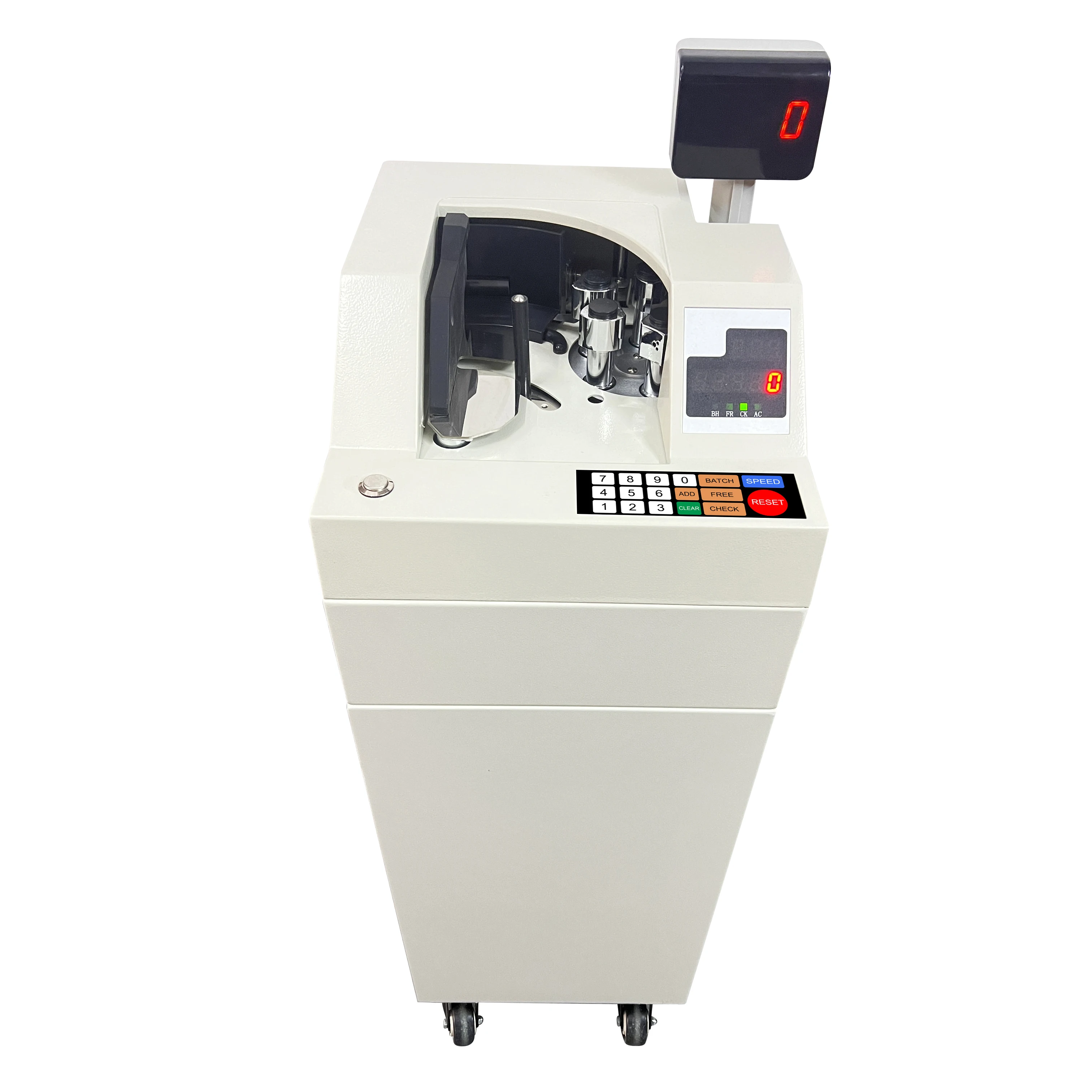Rupee Money Counter  XD-F2000 High Fast Bank Bill Notes Counter Vacuum Bundle Multiple Currencies Counting Machine