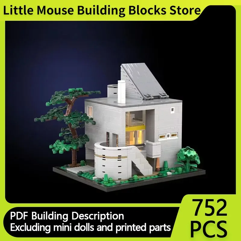 Popular Street View Model MOC Building Brick Multi Functional House Modular Technology Gifts Children Toys Suit Holiday Assemble