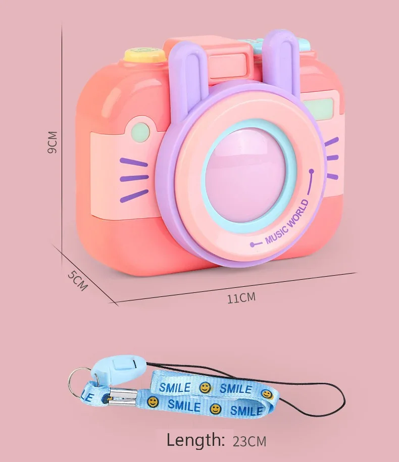 Hot koop Cartoon Camera speelgoed Kinderen Licht & Muziek Baby Vroeg Onderwijs Speelgoed kleurrijke verjaardag meisjes jongens geschenken