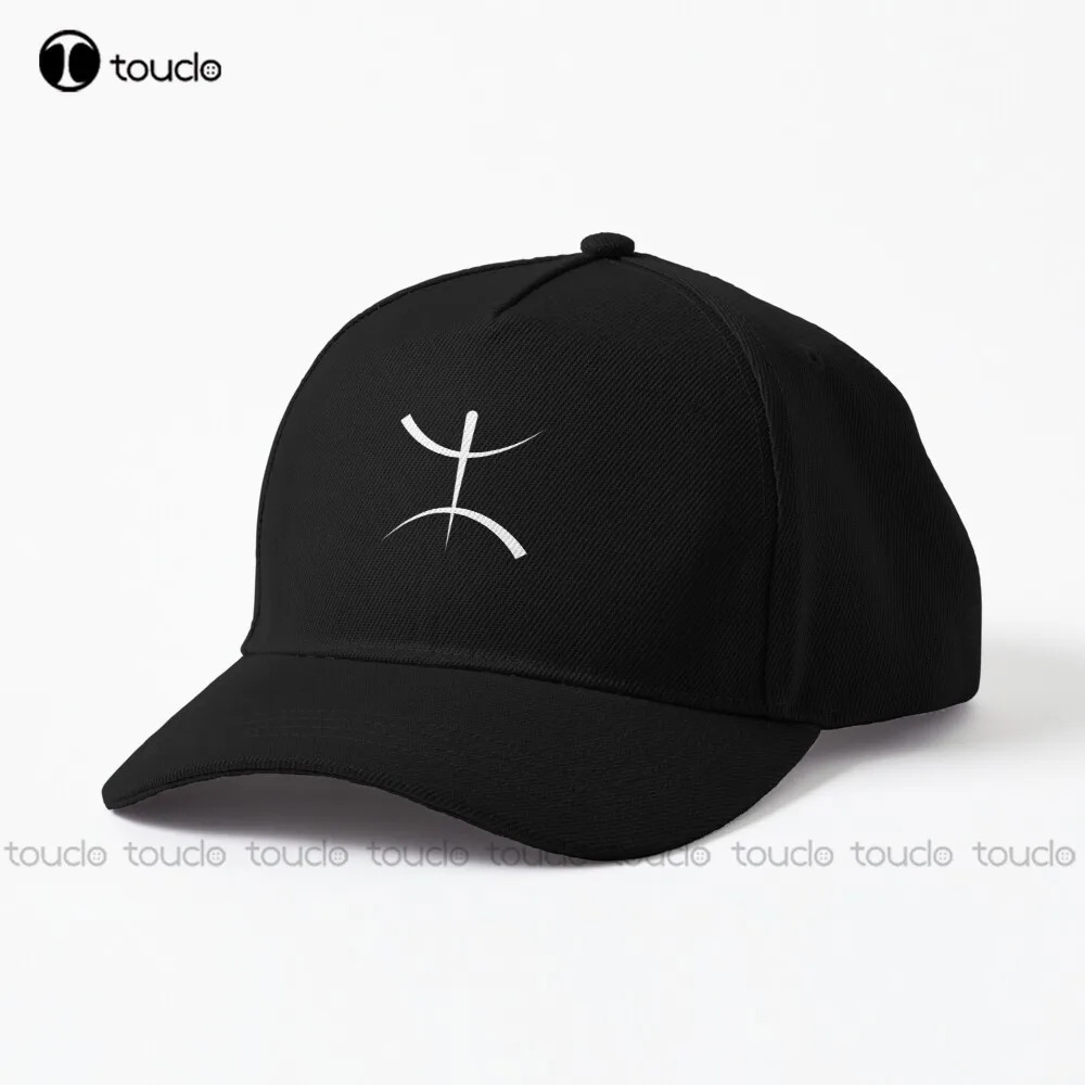 Amazigh Symbol Logo - Amazigh Atlas Rif Kbayle Gifts Baseball Cap Barber Cap For Men Outdoor Cotton Cap Sun Hats Streetwear Gift