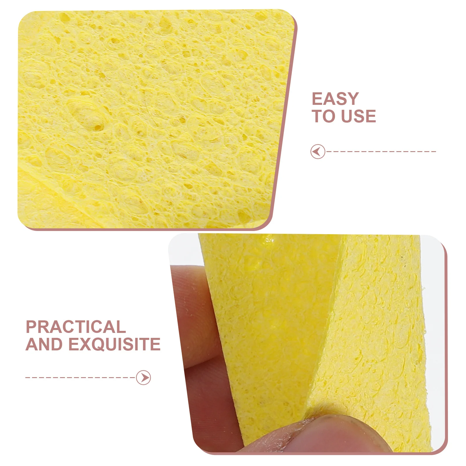 20 قطعة الناسك كراب البحر الإسفنج الطبيعي غير ابيض جولة الإسفنج خزان الرطوبة لوازم الزواحف خزان المياه شرب الإسفنج