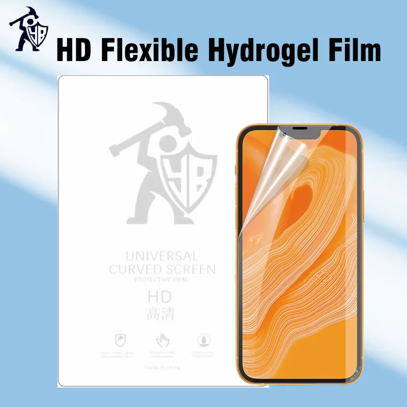 50PCS HD Hydrogel Film Universal Straight Curved Screen Protector Film For Blade Cutting Machine Protective Flexible Film