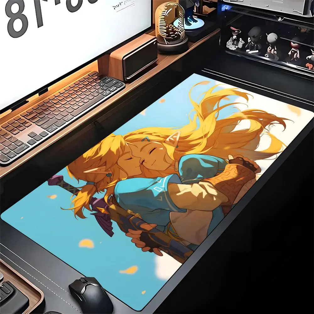 ZeldaS Mouse Keyboard Pad Gaming Locking Edge Big Computer Gamer Large Rubber Art Mousepad Laptop Desk Mat