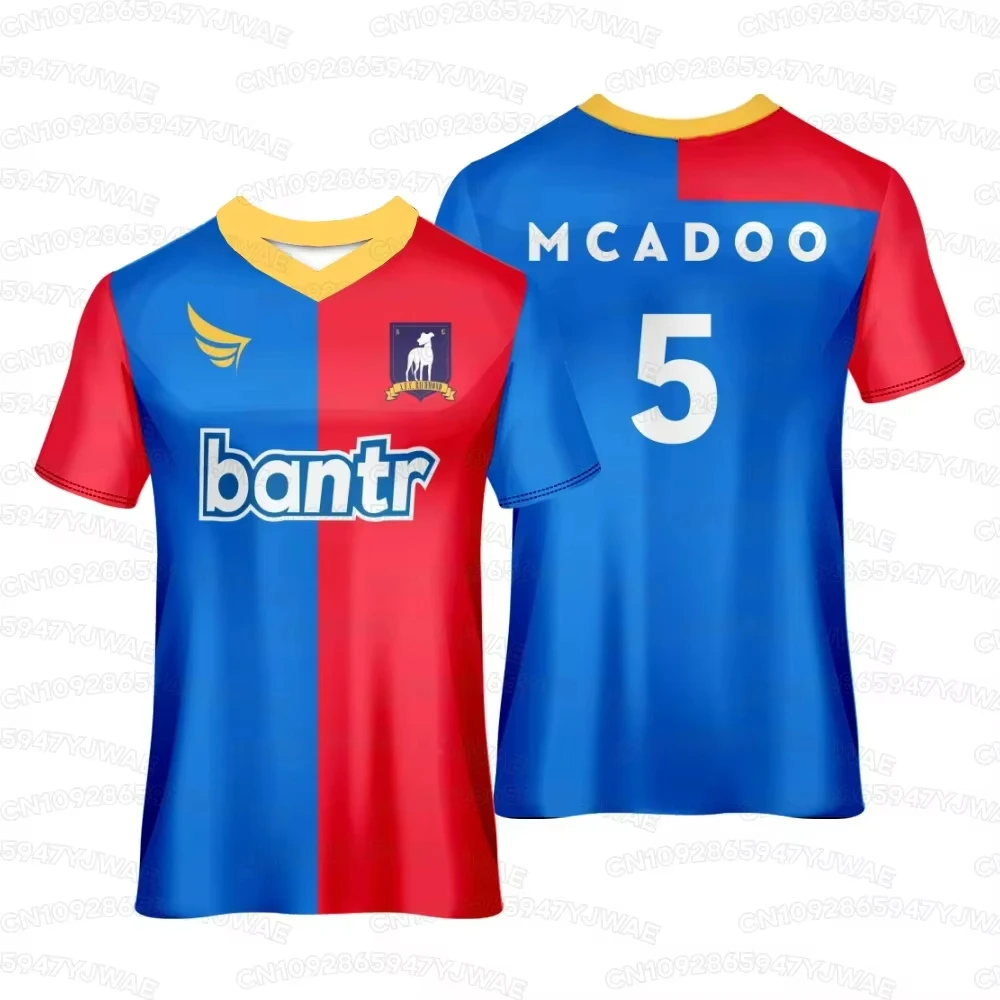Sommer-Fußballtrikot für Herren und Damen, amerikanische TV-Serie, Roy Kent Nr. 6, Jamie Tartt, schnell trocknendes Sport-T-Shirt für Kinder in Übergröße – Detail 6