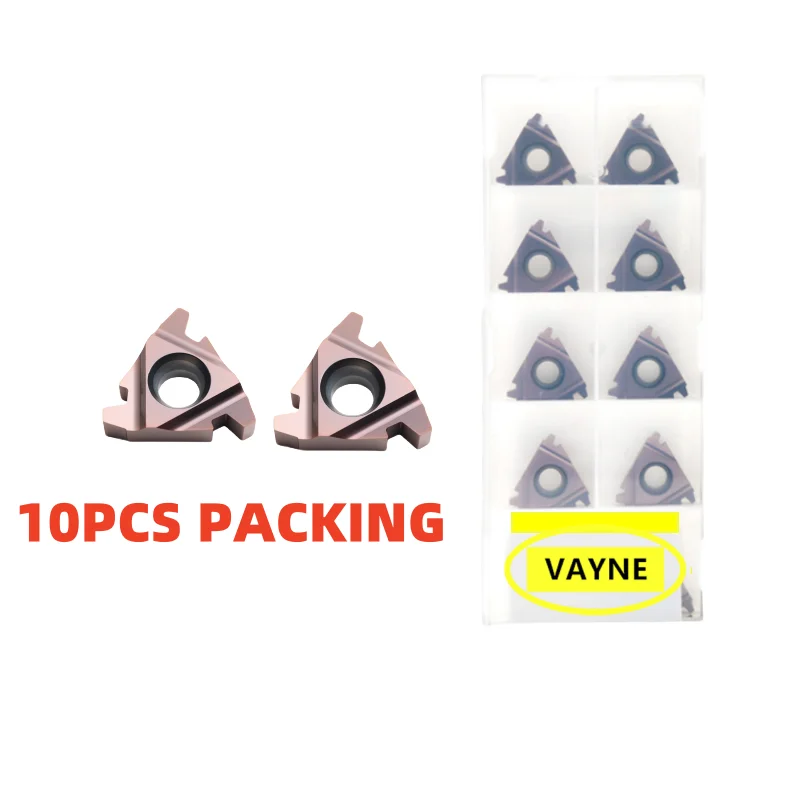 5PCS 16ER 16IR 22ER 22IR 4 5 6 8 10 12 14 16 ACME Thread Turning Tools Blades CNC Lathe Cutting Carbide Inserts  Thread Tool