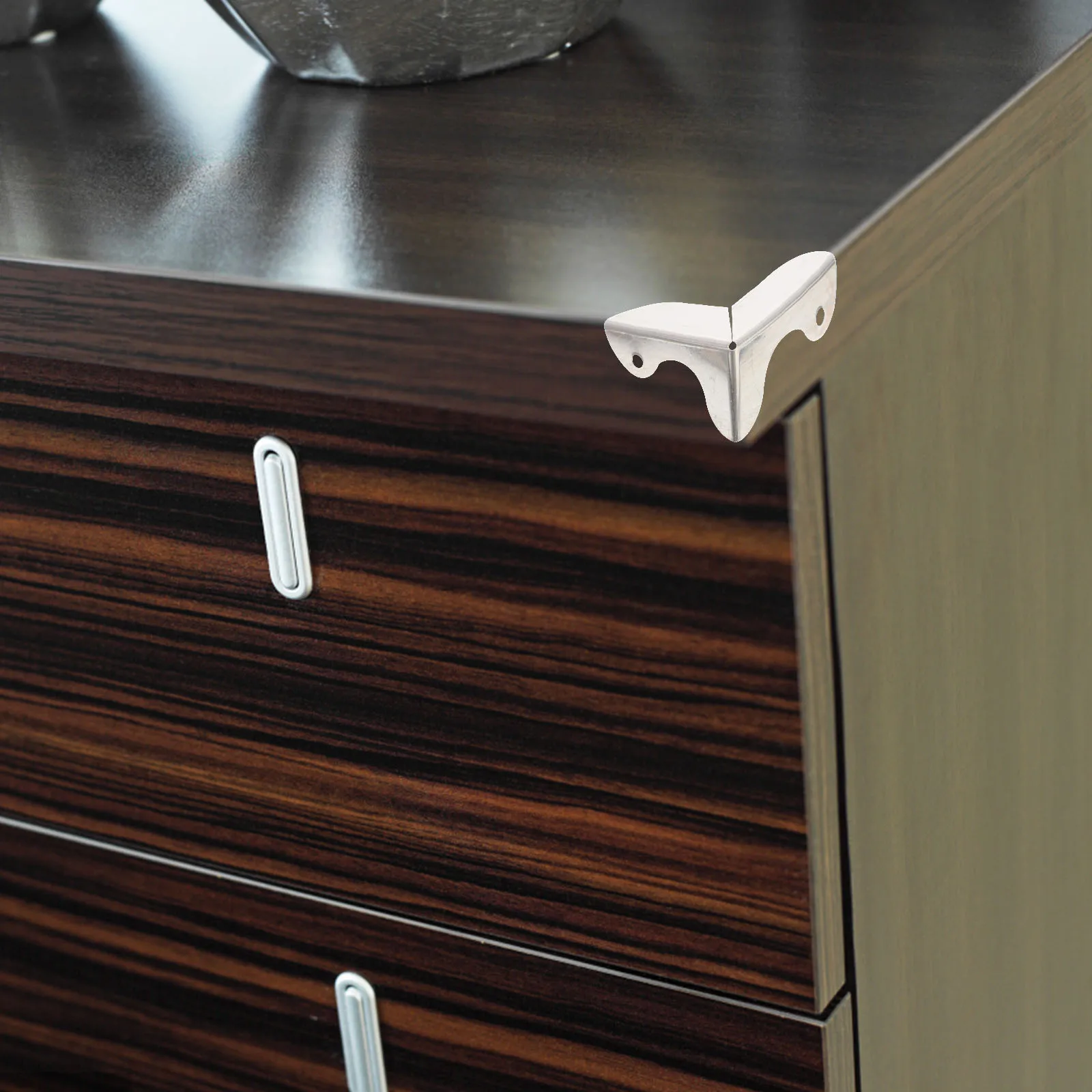 

16Pcs Iron Box Corner Protectors Vintage Style Protective Guards for Wooden Box Jewelry Cases Corner Protectors