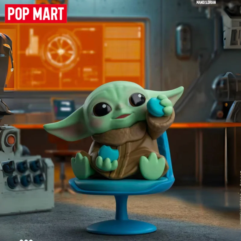 Original POP MART STAR WARS Mandalorian Serie Blind Box Mystery Box Anime Actionfiguren Sammlerfiguren Desktop-Spielzeug