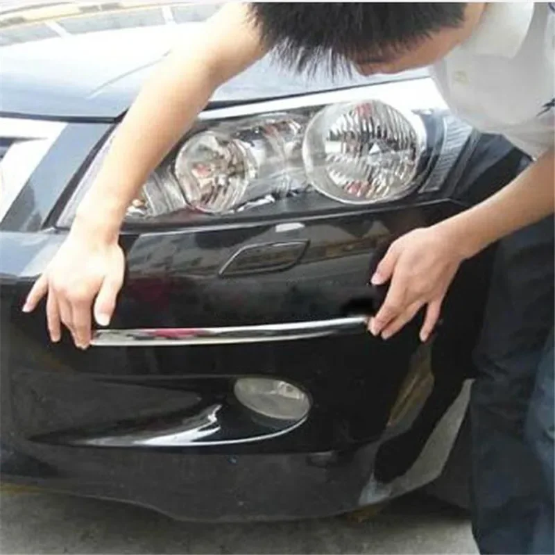 

4pcs Car SUV Edge Anti-collision Strip Bumper Protector Guard Bar Anti-Rubbing Scraping Crash Styling Moldings
