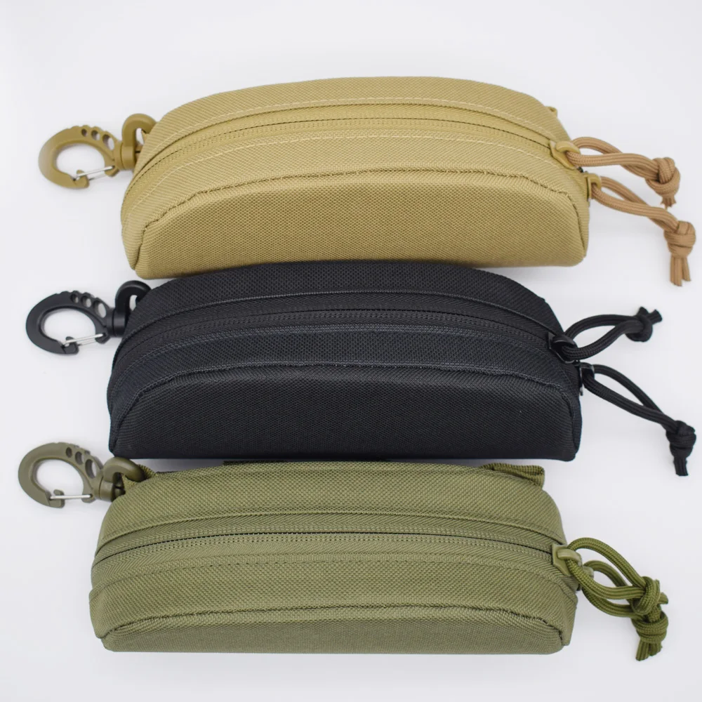 Tactical Molle Glasses Pouch Sunglasses EDC Waist Pack Utility Army Hunting Accessories Organizer Eyeglasses Case Bag