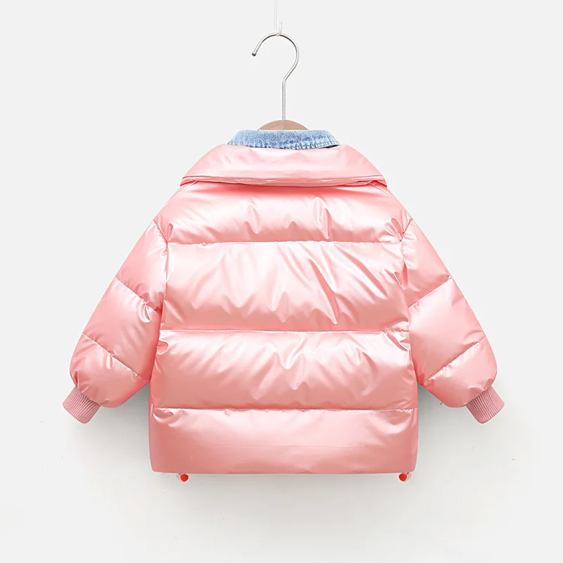 

Warmth Girls Boys Winter Baby Patchwork Puffer Jackets Waterproof Children White Duck Down Coats Kids Therme Outfits 2-10 Years