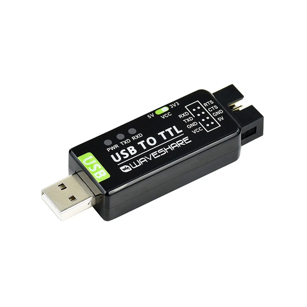 

DC 3.3V 5V FT232RL Industrial USB To TTL Serial Communication Module UART Converter 300bps-3Mbps Compatible With Win7/8/8.1/10