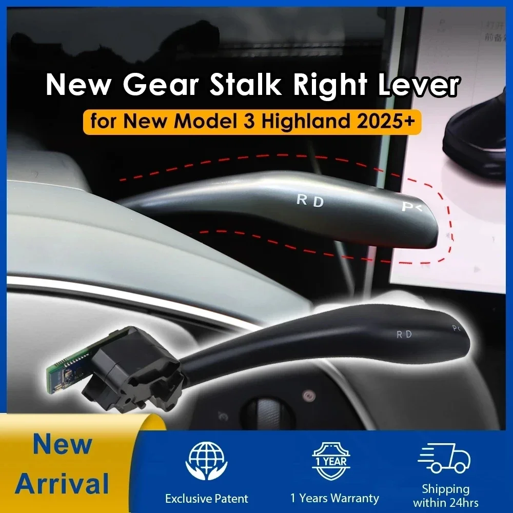 For Tesla Model 3 Highland Model Y Juniper New Physical Shift Stalk Lever DPR Indicator Kit Easy Plug and Play Installation