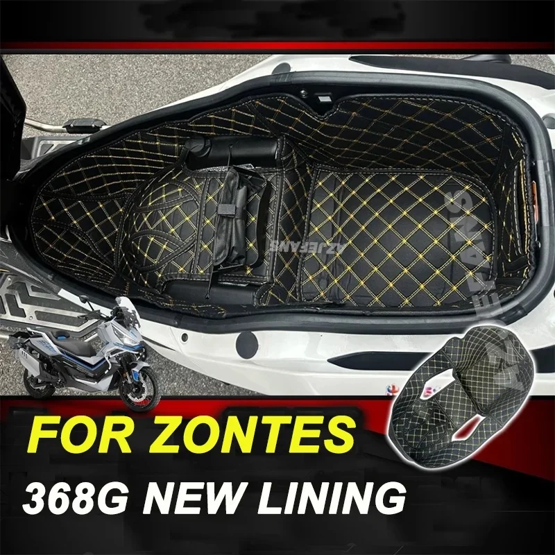 For ZONTES 368G Motorcycle Storage Box Seat Bucket Liner Cushion Shockproof Abnormal Noise Prevent Scratches Accessories