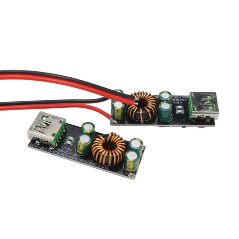 SW3516 Fast Charge Module 6-35V USB Type-C QC4.0 QC3.0 with Cable for Phone PD SCP FCP DIY Adapter Outdoor Car Step