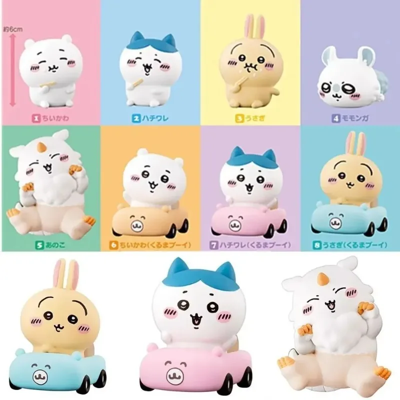 Серия «Хорошие друзья» Chiikawa Bandai, третья тележка для усаги Hachiware, модель Momonga Anoko, кукла ручной работы, статуя, украшение для рабочего стола