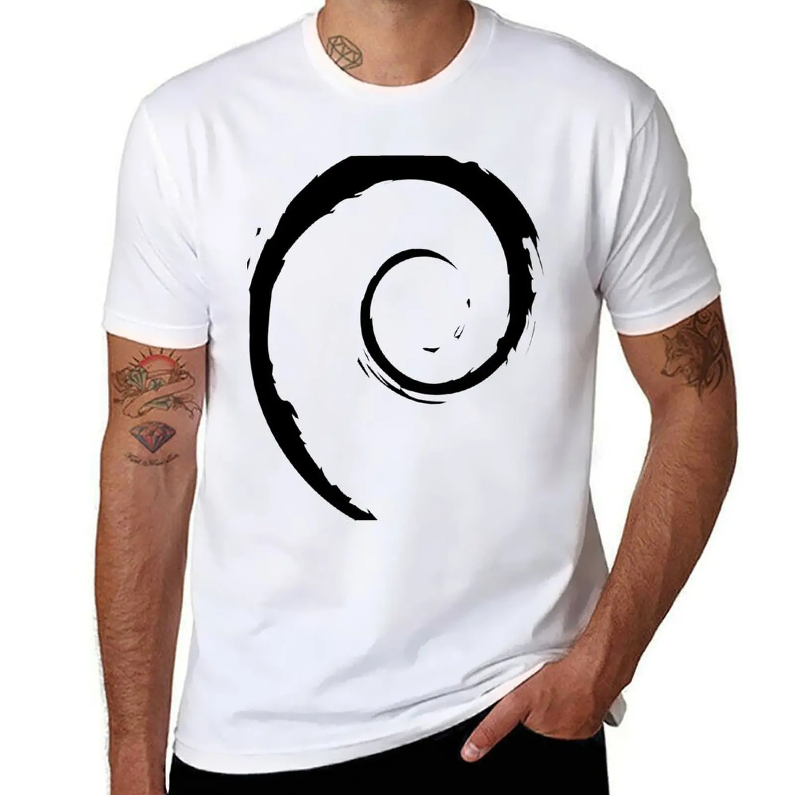 

Debian Black T-Shirt t shirts designer graphic t shirts for man T-Shirt