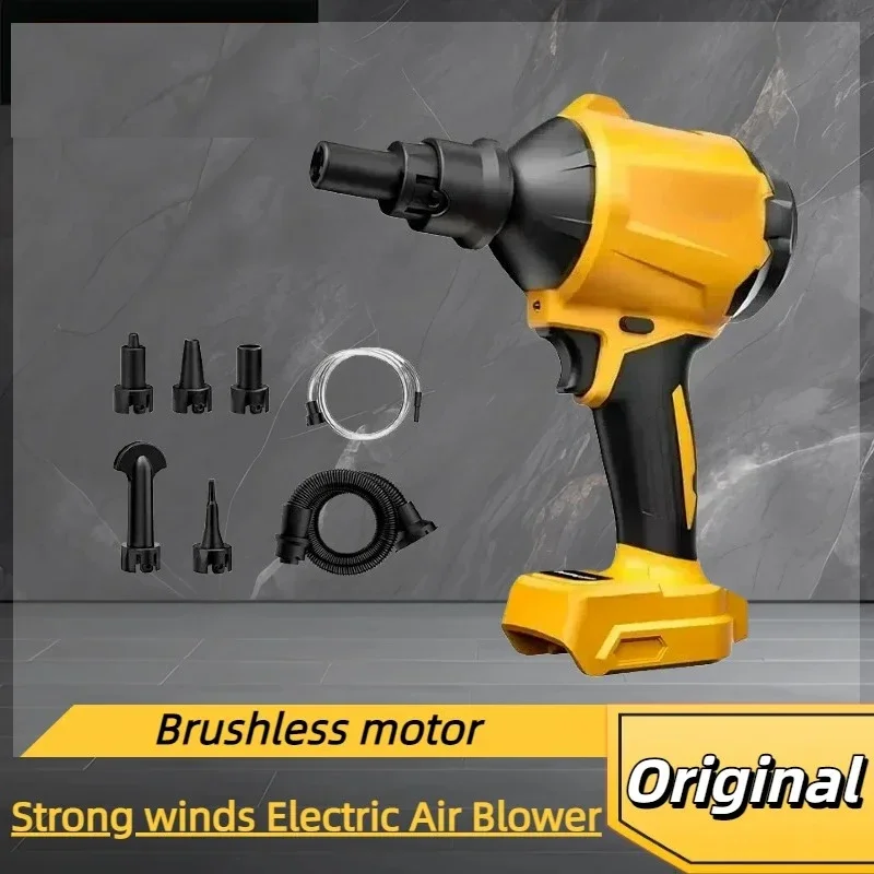 Fit Dewalt – souffleur d'air électrique sans balais, pistolet de dépoussiérage sans fil avec buse, Machine d'époussetage multifonction, outils de gonflage