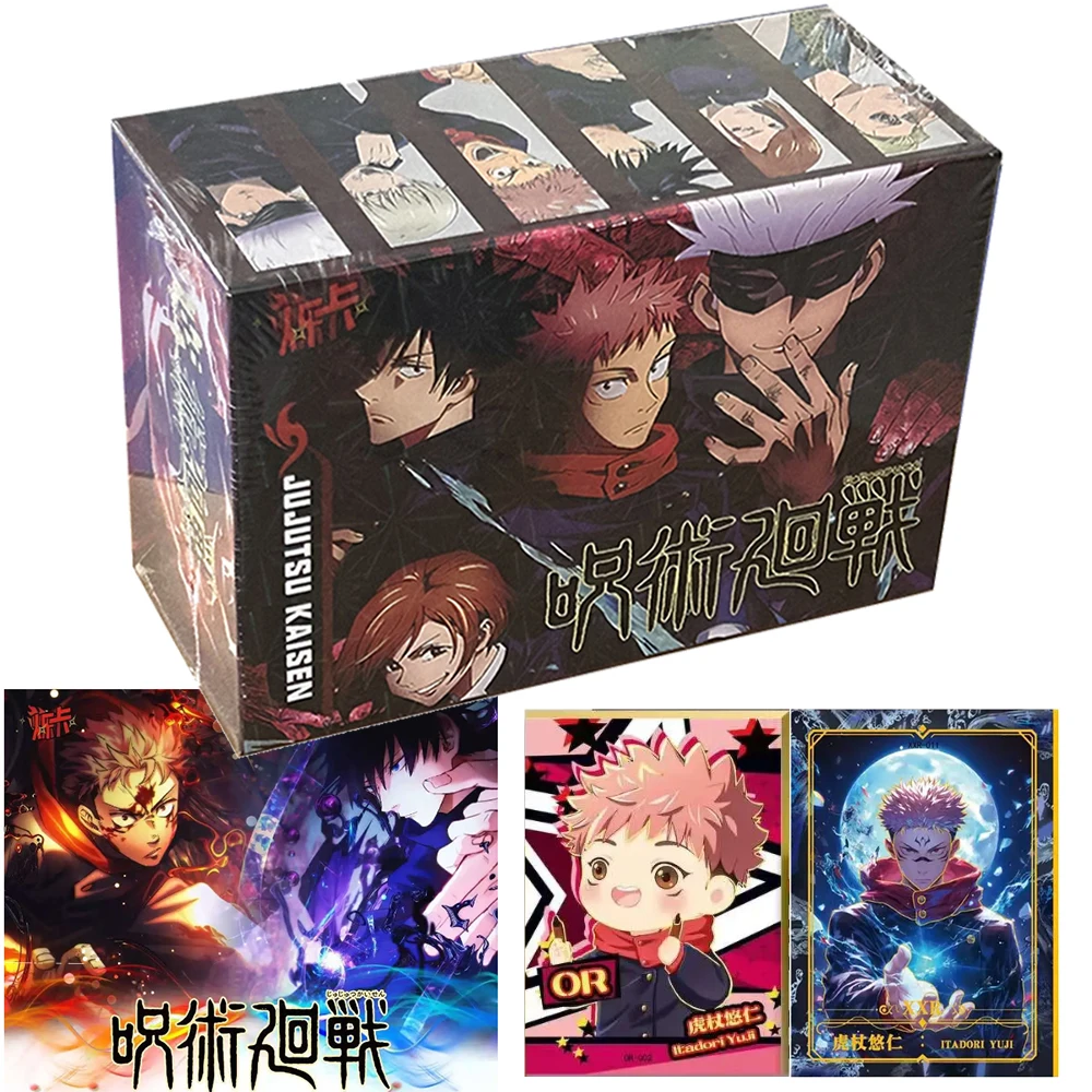 Jujutsu Kaisen Collection Cards Anime Figures Satoru Gojo Character Itadori Yuji Tcg Game Card Child Kids Toys And Hobbies Gift