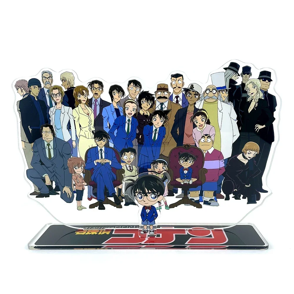 group Shinichi Ran Kogorou Hiroshi Ai Heiji Kiddo Gin Rum acrylic standee figurines desk decoration cake topper