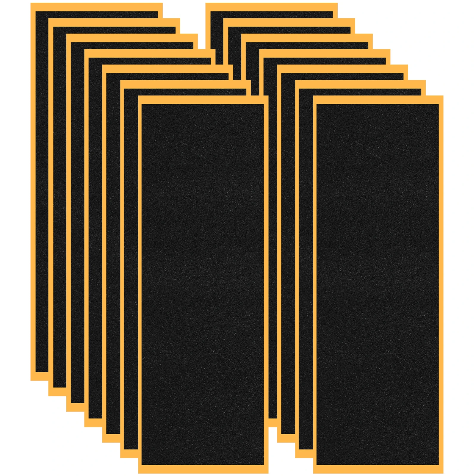 

15 pcs Tape Foam Stickers 38mmx110mm Black Anti Skid Pad Grip Tape Foam Tapes Skateboard Accessories