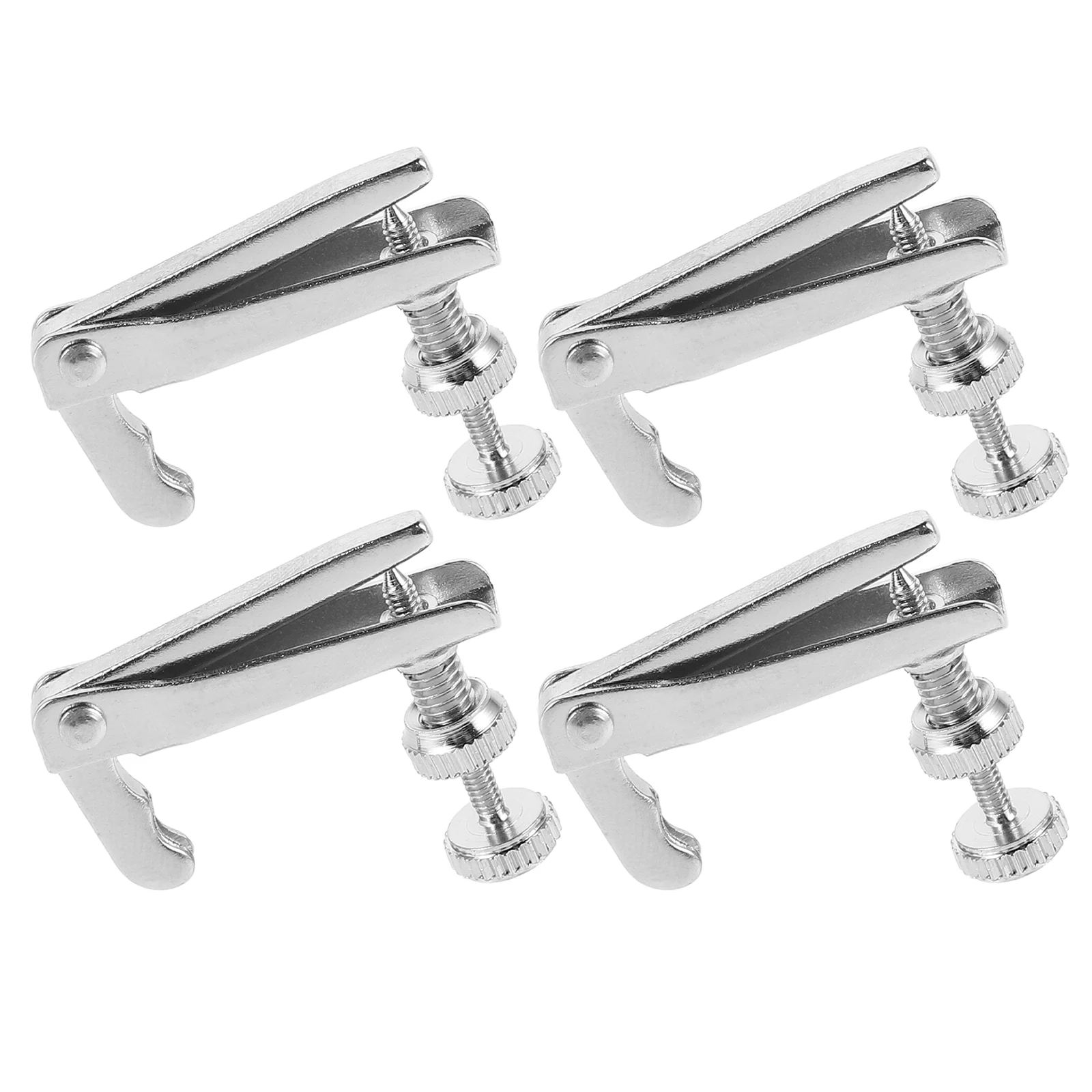 

4Pcs Violin Fine Tuners Smooth Metal String Adjusters Practical Tool for Violin Accessories Metal String Adjusters