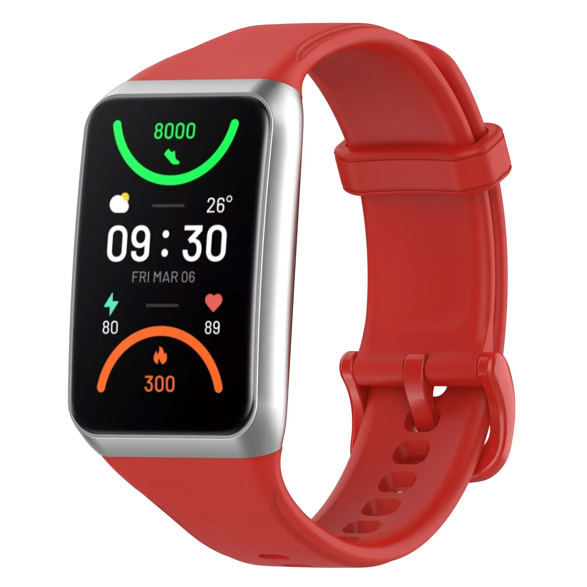 Pulseira esportiva de silicone para oppo band 2, pulseira de borracha de 46mm para oppo série 2, pulseira de relógio