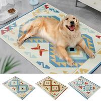 Cooling Pad For Cat Sleeping Cooling Bed For Puppy Soft Pet Supplies Machine Washable Ice Sleeping Blanket For Car Seat Kennel