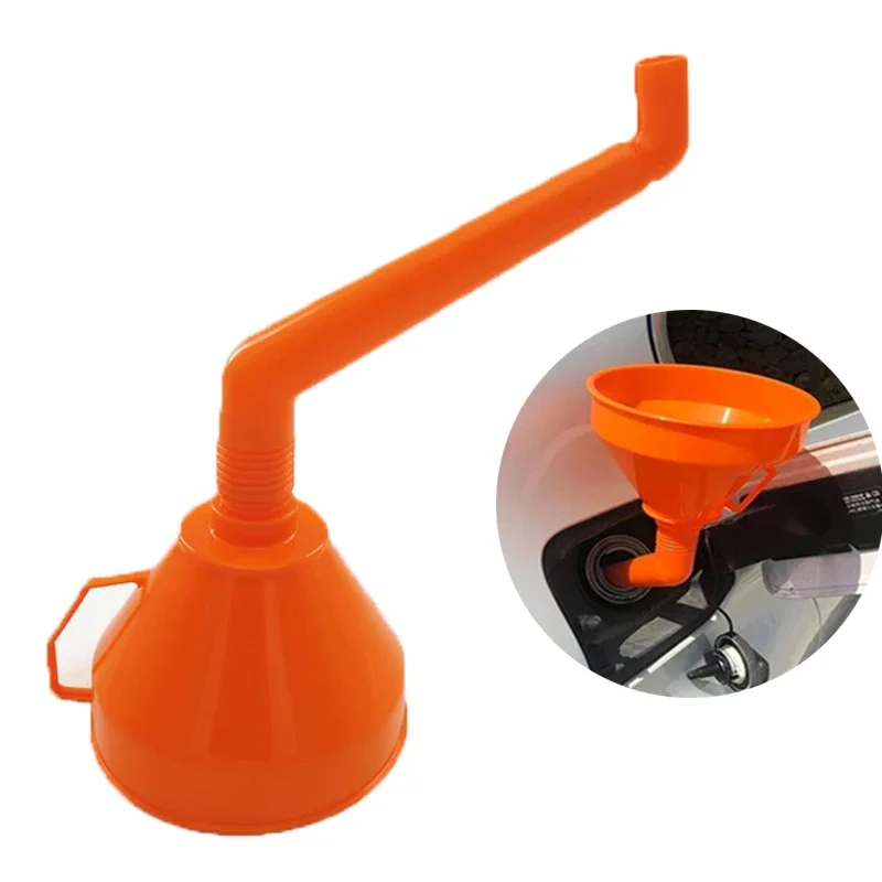 Universal Car And Motorcycle Refueling Gasoline Engine Plastic Oil Funnel With Filter Fluid Change Filling Motorcycle Car Oiler