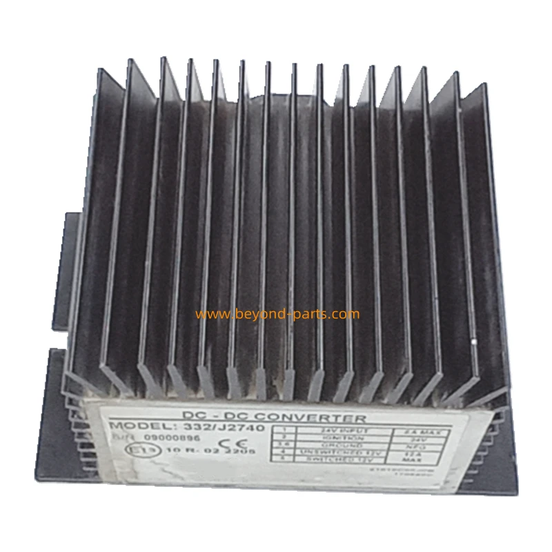

JS200 JS240 Second-hand excavator parts DC-DC converter 332/J2740 717/K3598